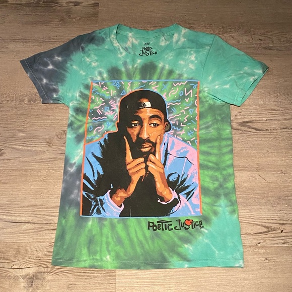 Philco’s Poetic Justice Tupac Tie Dye T Shirt Men’s Size Small - Picture 1 of 4